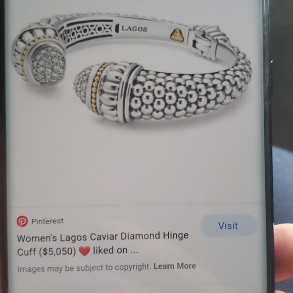 @SOLD@Diamond cuff bracelet - Picture 9 of 9